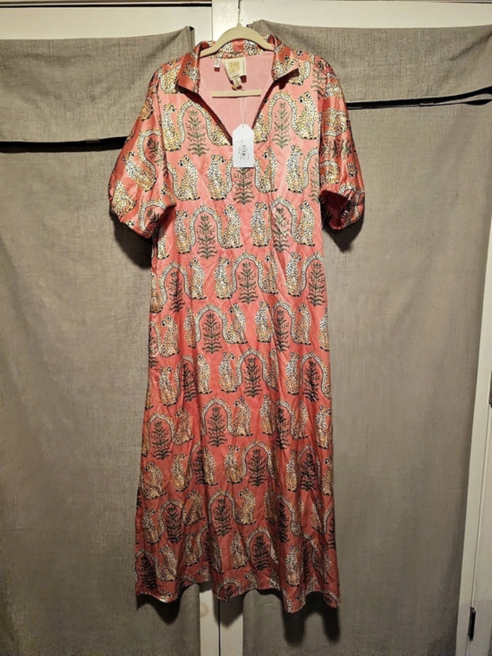 ETRO Paisley Midi Dress in Pink & Yellow NWT